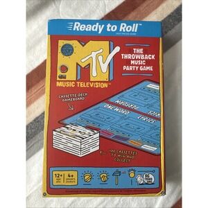 MTV Music Television Rated to Roll Throwback Music Party Game NEW! Sealed